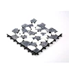 Outdoor stone pebble wpc interlocking deck tiles