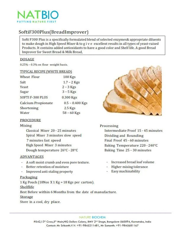 Bread Improver Ingredients