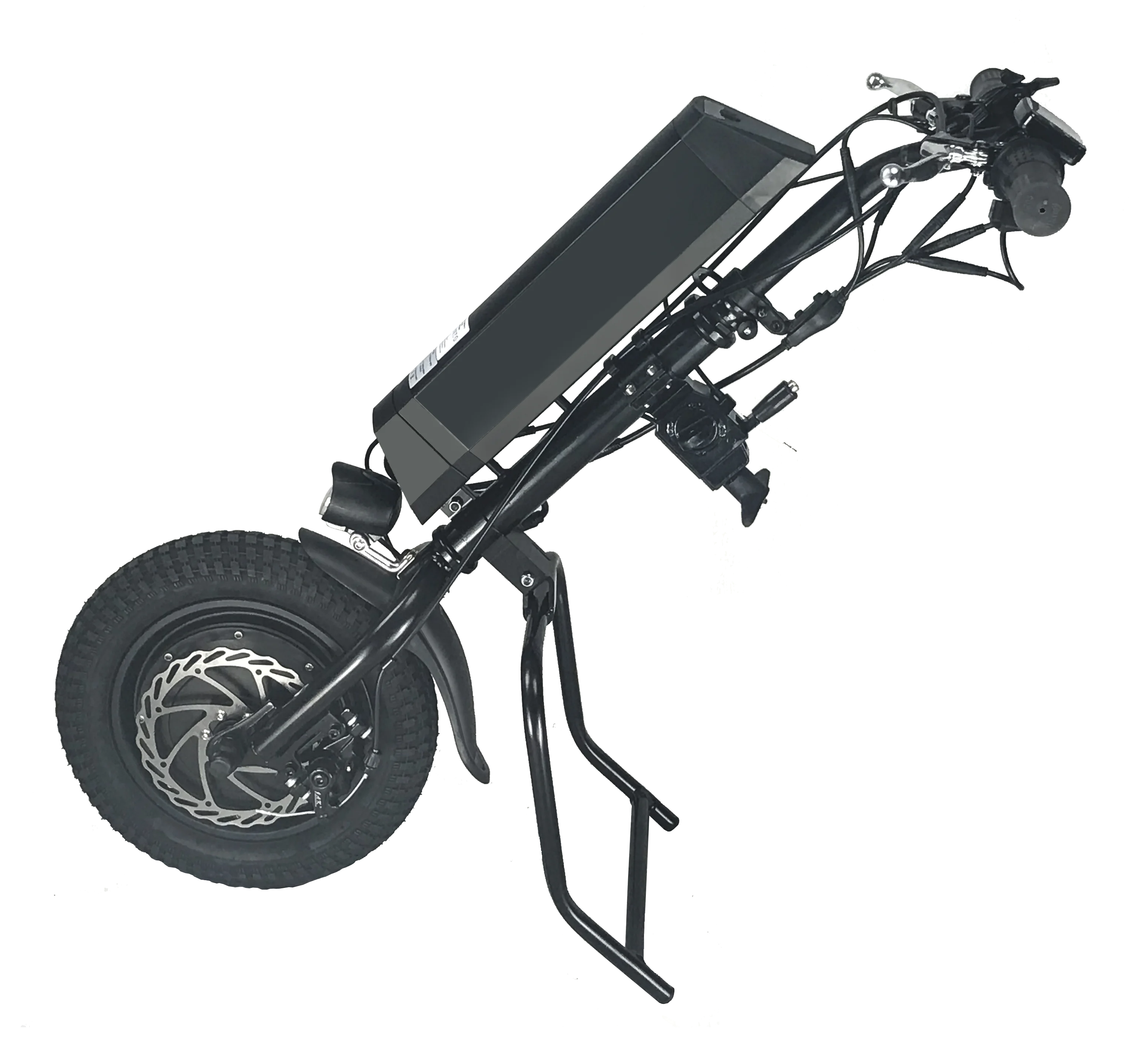 Drop ship supporting 36v 500w full wheel motor wheelchair attachment electric handcycle with 11.6ah battery
