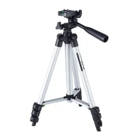 

105cm 3110 Light Weight Aluminum Tripod With Bag Includes Universal Smartphone Mount and sports camera Mount