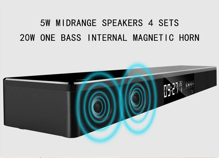 3D Surround Wireless Bluetooths Soundbar Speaker Sound Home Theatre System With Wireless Subwoofer