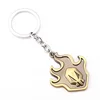 BLEACH Key Chain Fire Key Rings For Gift Chaveiro Car Keychain Anime Key Holder Souvenir