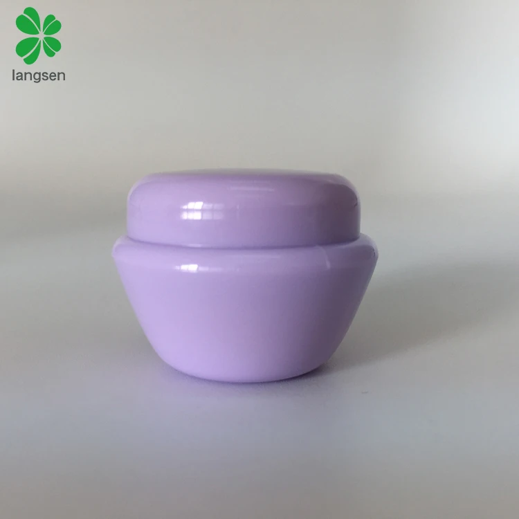 Plastic PP 5g mushroom cosmetic jar