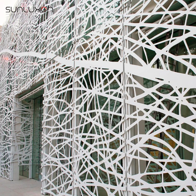 Aluminum Wall Cladding Decorative Metal Sheet With Cnc Laser