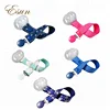 2017 hot sale baby care dummy soother ribbon chain pacifier holder clip