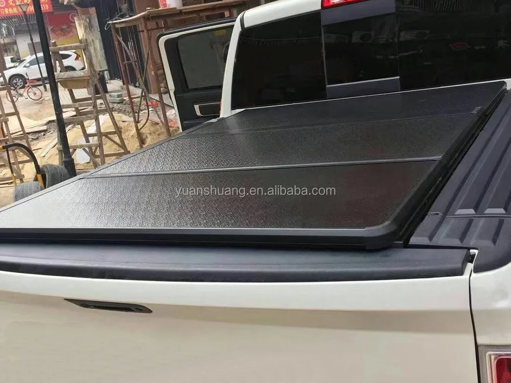 Aluminium Alloy Hard Folding Tonneau Cover For Dodge Ram 1500 2014