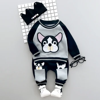 Popular Bulldog Pattern Korean C Baby Apparel Clothes Buy Baby