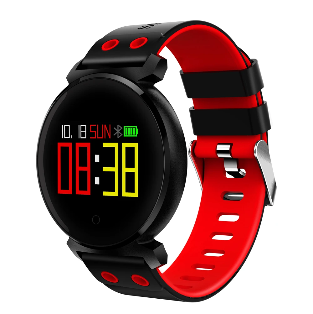 

Waterproof IP68 Smart Sport Watch Replacement Band Activity Trackers Round Mirror Screen Blood Pressure Fitnesstracker CE ROHS
