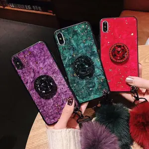 Marble Bling Diamond Glitter Phone Case iPhone 6 7 8