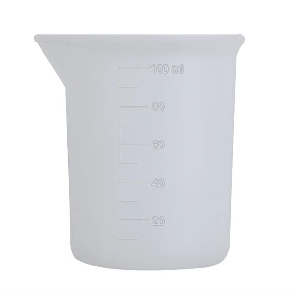 

DIY Handmade Craft tools 100ml silicone glue measuring mixing cup for epoxy resin, Stock or customized