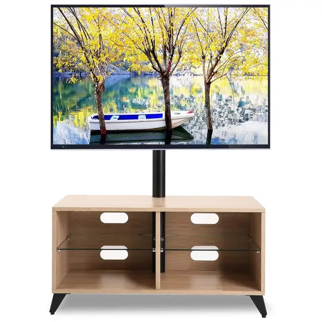 Tv Stand Cabinet With Bracket Mount Smart Television Screens Rack