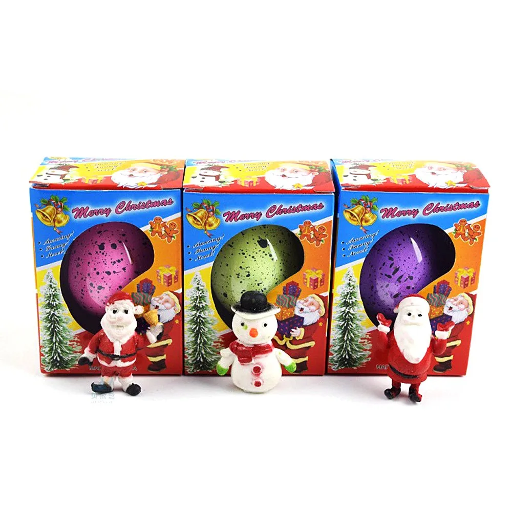 Dinosaur Eggs Christmas Eggs Hatch And Inflate Santa Claus ...