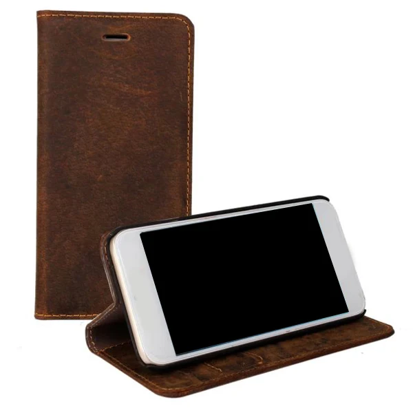 

Luxury Retro Genuine Cow Leather Phone Case for iPhone 6Plus