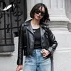 New Design High Quality Custom Sheep Leather Jacket Black Women Soft Shell Jacket