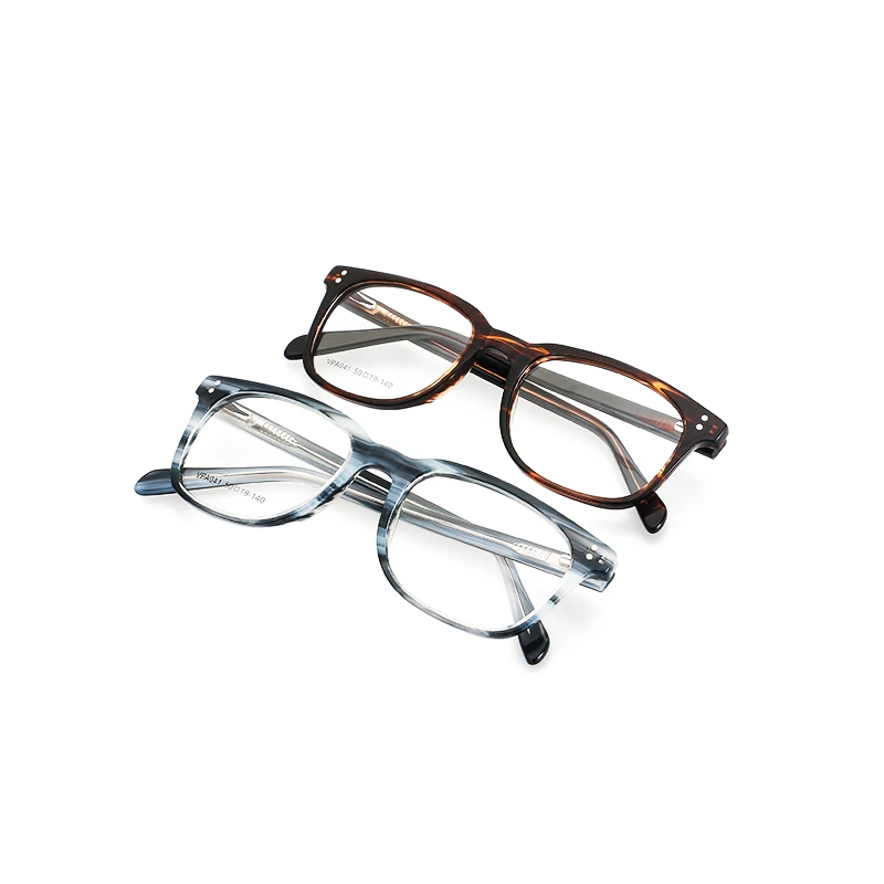

2019 Handmade Anti Blue Light Glasses Acetate Eyewear Frame Manufacturers OEM Designer Acetate Optical Frame For Men Women, Custom colors