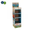 free standing supermarket plush toys/gift card cardboard display stand headphone cardboard display mobile phone accessories