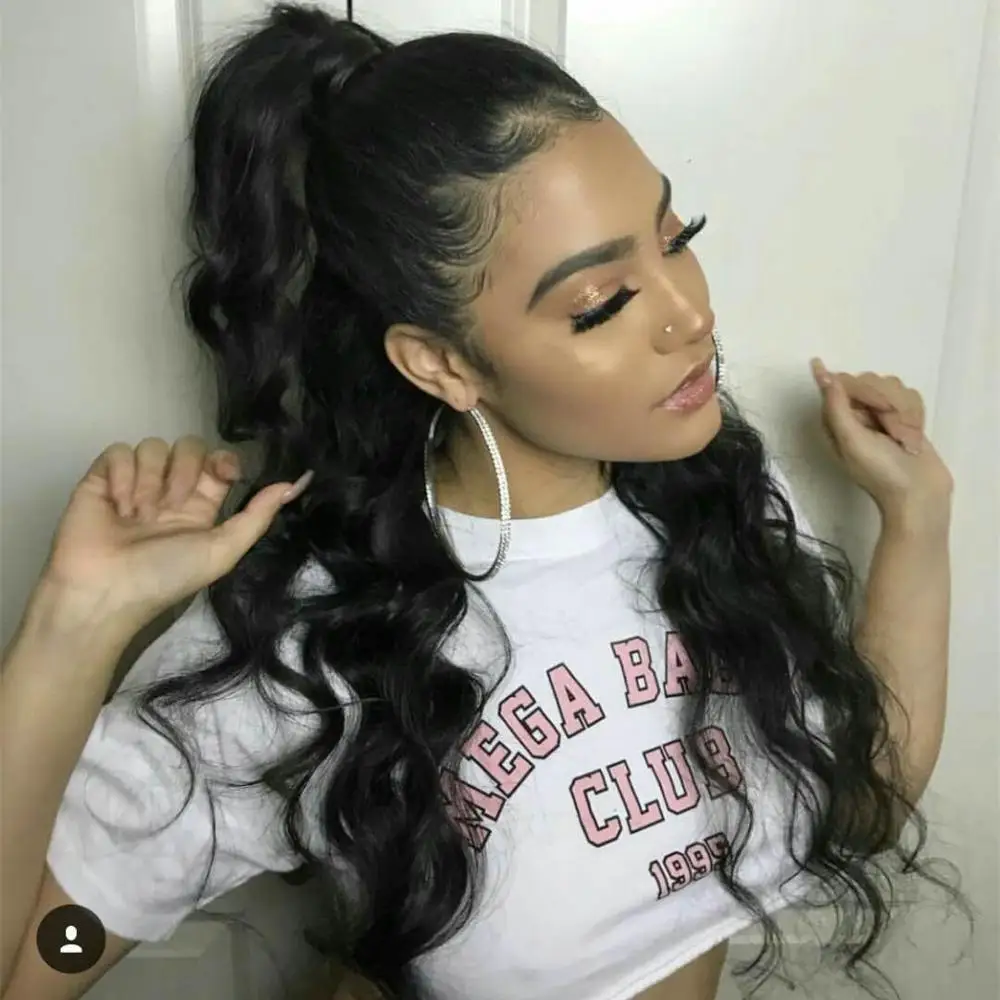 

Good Quality Very Soft Hair Ponytail Body Wave Ponytail Hair Extension,best-selling humanh hair afro ponytail hairpieces 140g