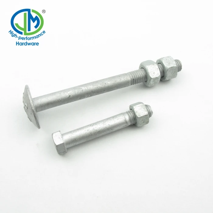 Iso Grade 10.9 Hammer Head T Shape Head Bolt Galvan With Screw Buy