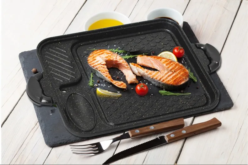 Modi Hot Sale Korean Bbq Grill Plate 345mm Gas Stove Plate Korean Bbq