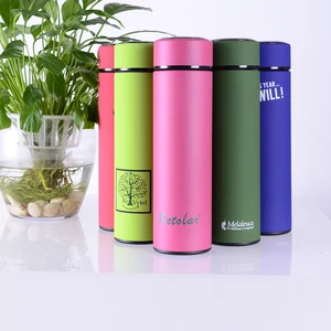 Image of double wall thermos bottle stainless steel infuser water bottle food grade