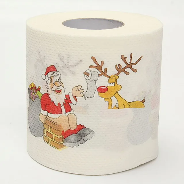 table room decor merry christmas custom toilet paper tissue