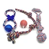 4 Pack Gift Pet Set Variety Health Benefits strong chew rope Interactive dog toy