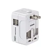 Plastic Extension Power Strip 250V 16A Schuko Germany 3 Way Switch Type F Plug Adapter made in China