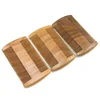 Sandalwood wooden bear pick round lice flea hair beard nit comb