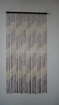 2014 Chinese Beaded Curtains Wooden Door Beads Curtain 200cm