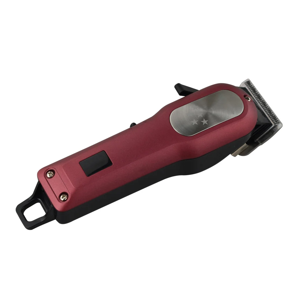 

professional liithium battery rechargeable hair clipper with LCD display