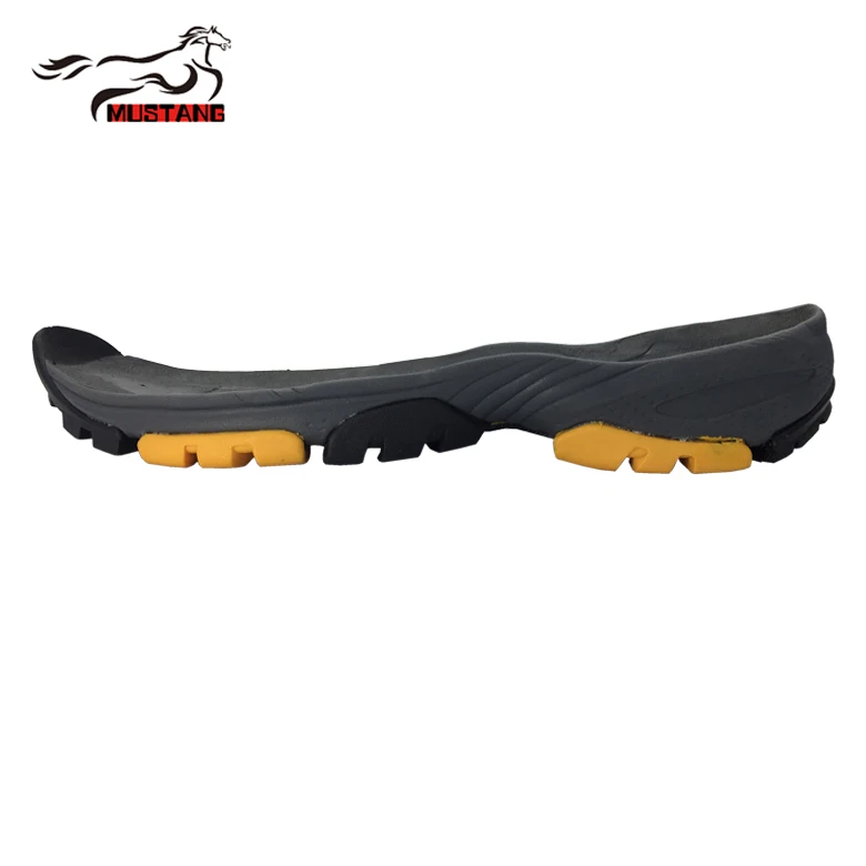 Mustang Rubber Two Color Molding Make Shoe Men Soles Hiking Outsole