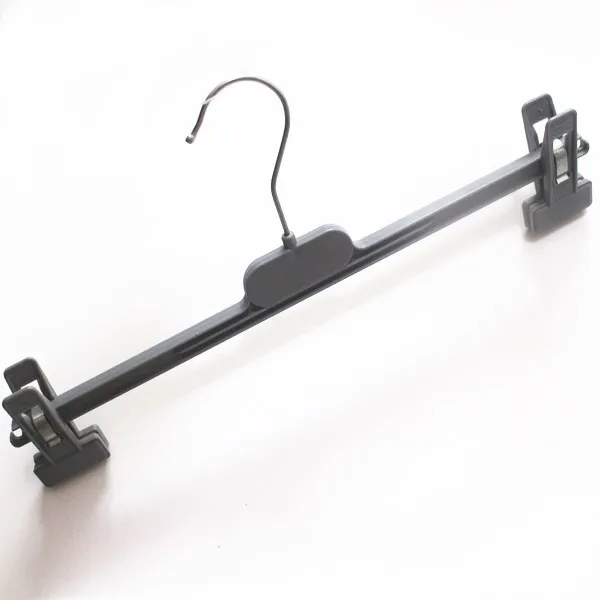 Black Plastic Pants Hangers With Clips Skirt Hangers Clips Hangers For
