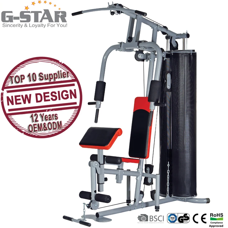 
GS-3005B Commercial 5 in 1 station home gym equipment 8 station multi gym 