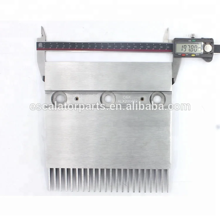 
KM5236481H01 / NZ1704957 Comb plate B7 for Escalator, Escalator spare parts, 198*206*12 mm 