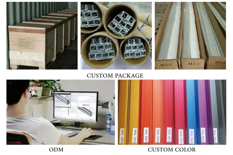 Anodized various colors aluminum u channel extruded profile for premium doors and windows