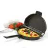 Kitchen Non-stick Folding Omelette Pan With Detachable Handle