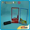customized pubs acrylic show card holder /drink table stand