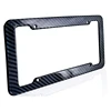 100% Brand New High Quality Printed Carbon Fiber License Plate Frames Covers for American market