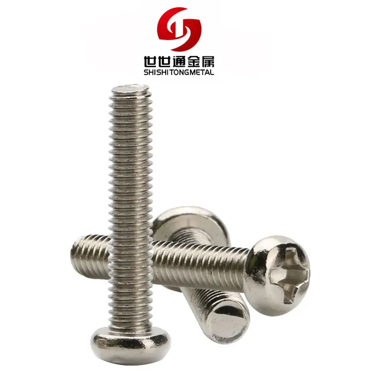 M2 M3 M4 M5 M6 M7 M8 M10 6 32 Metric Din 7986 Phillips Pan Head Machine Screw Stainless Steel 