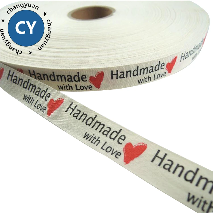 personalised cotton tape