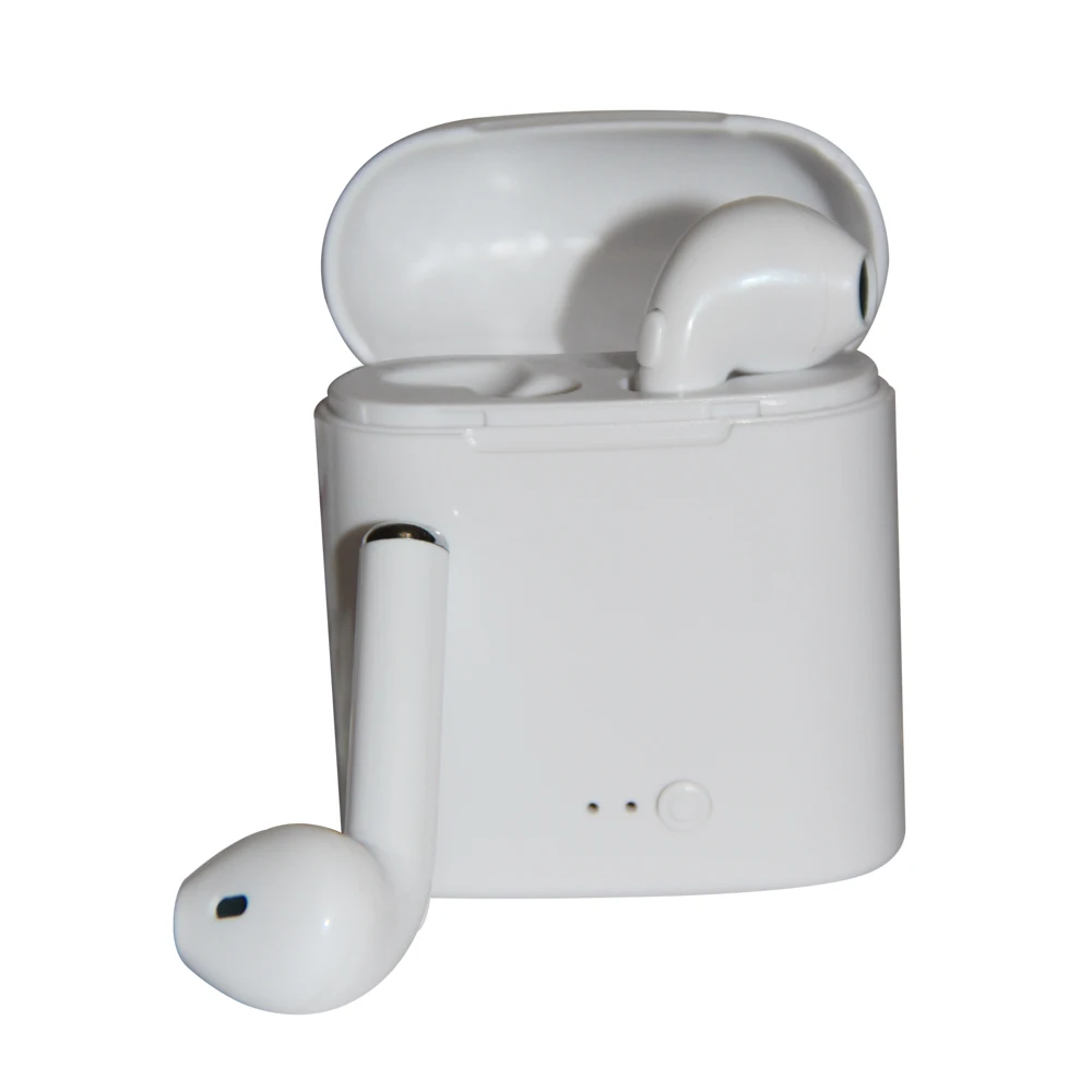 

Free shipping i7 tws earphones cheap mini earphones wireless earphone with mic, White