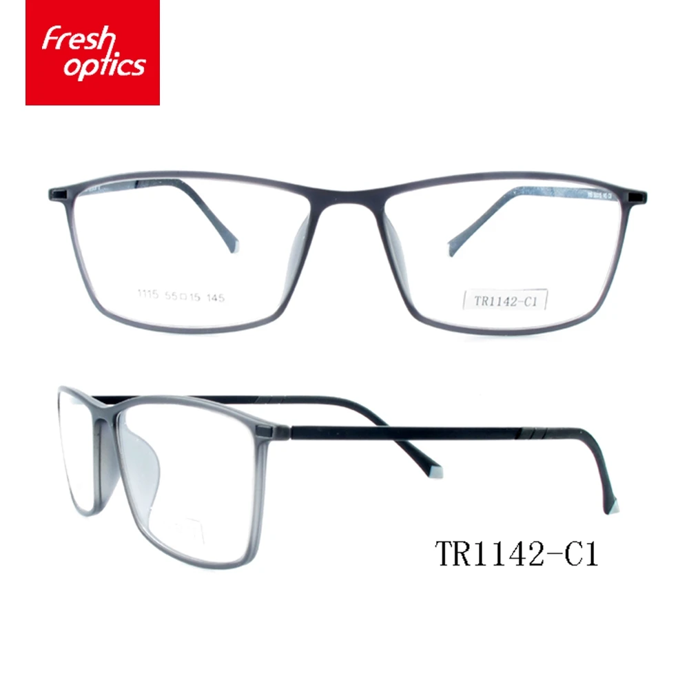 

TR1142 Contracted style thin temple eyewear frames,TR90 plastic optical frame