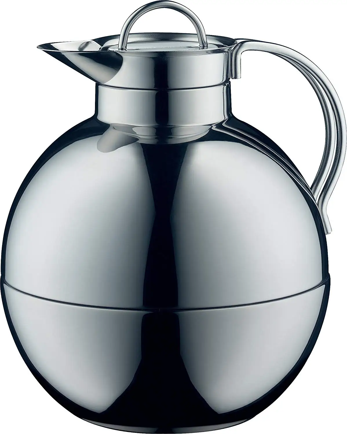 Vintage Indigo 0.94 L alfi Kugel Glass Vacuum Frosted Plastic Thermal Carafe for Hot and Cold Beverages