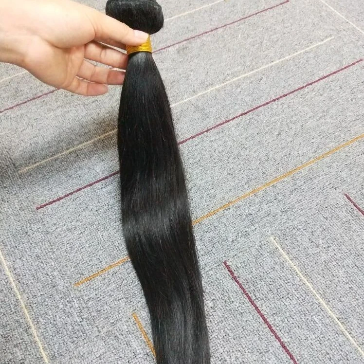 

100% Unprocessed Long Black All Types hair weave brazilian human, 1b;2b;4b;customized