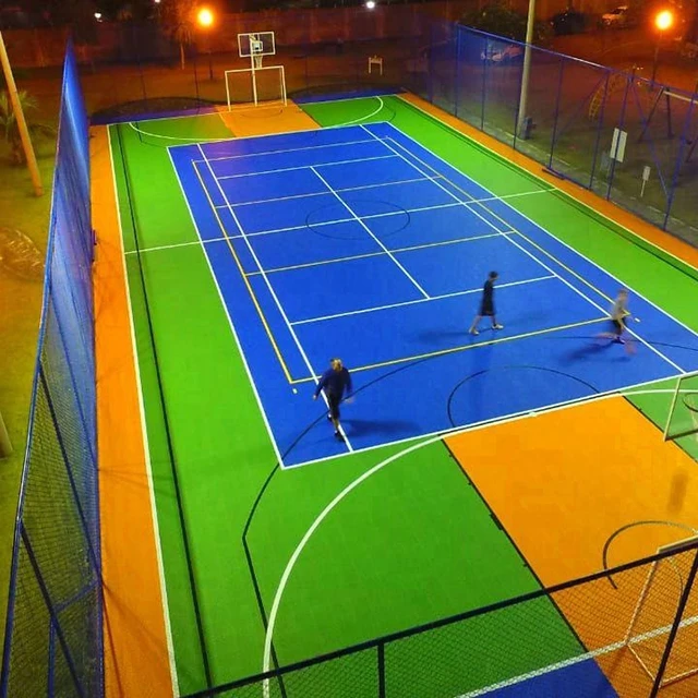 High Quality Interlocking Sports Court Indoor Soccer Field Flooring For