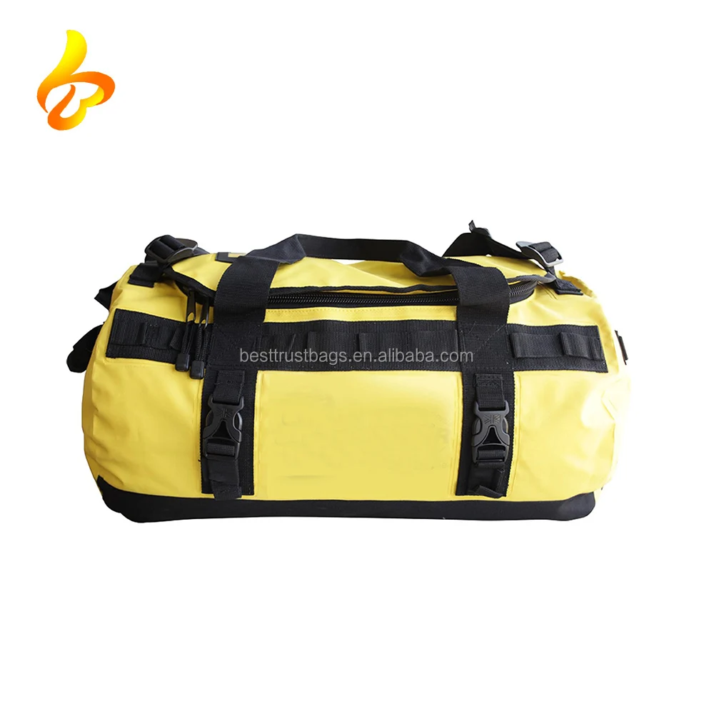 40l 70l 90l Deluxe 500d Pvc Duffel Bag Backpack Type Tarpaulin Duffel Bag For Kayaking Floating