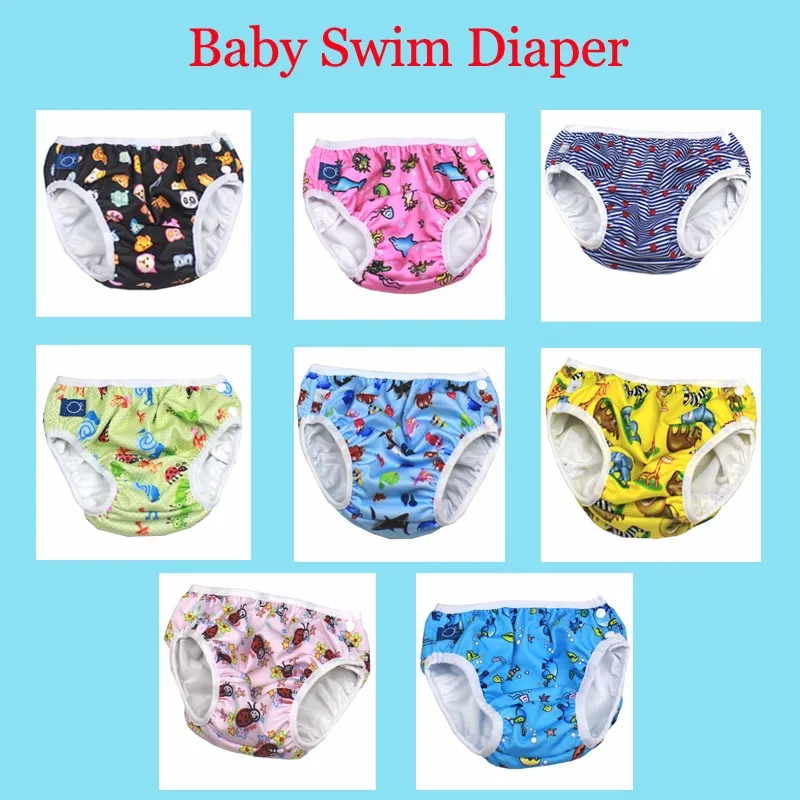 Baby Swim Diapers TPU Waterproof Baby Swimwear Leakproof Newborn Swim