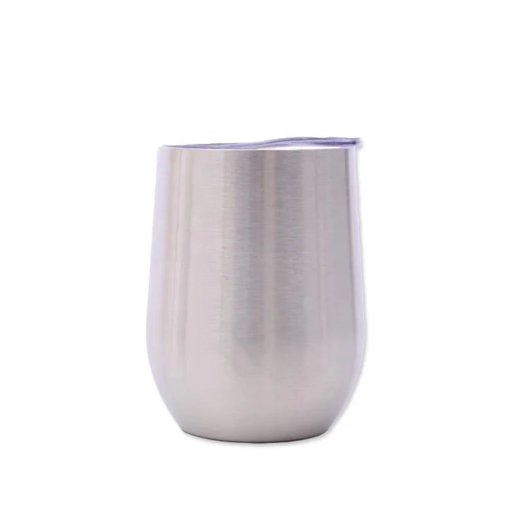 

19oz Double Wall Vacuum Insulated Stainless Steel Wine Tumbler with Lid, Optional