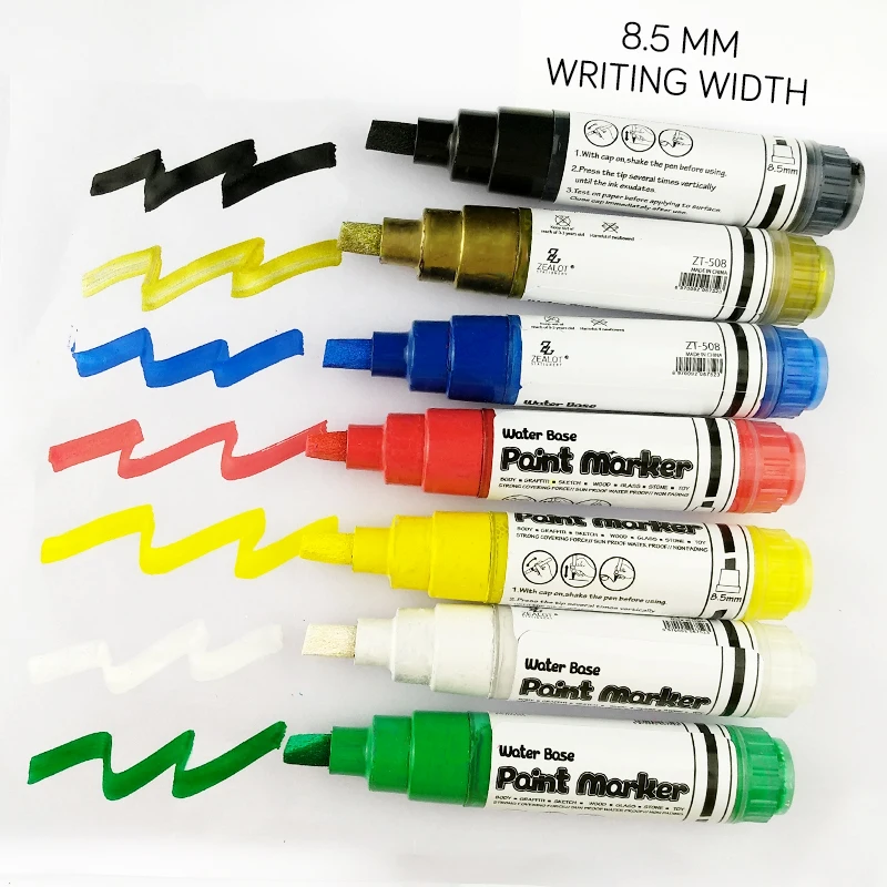 Liquid Permanent Paint Marker For Ceramic Fabric Wooden Stone Canvas