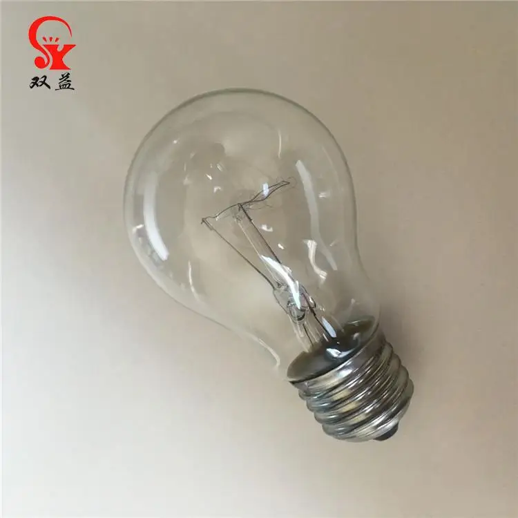 24 years manufacturer incandescent lamp General Lighting Service Iron e27 incandescent clear bulb